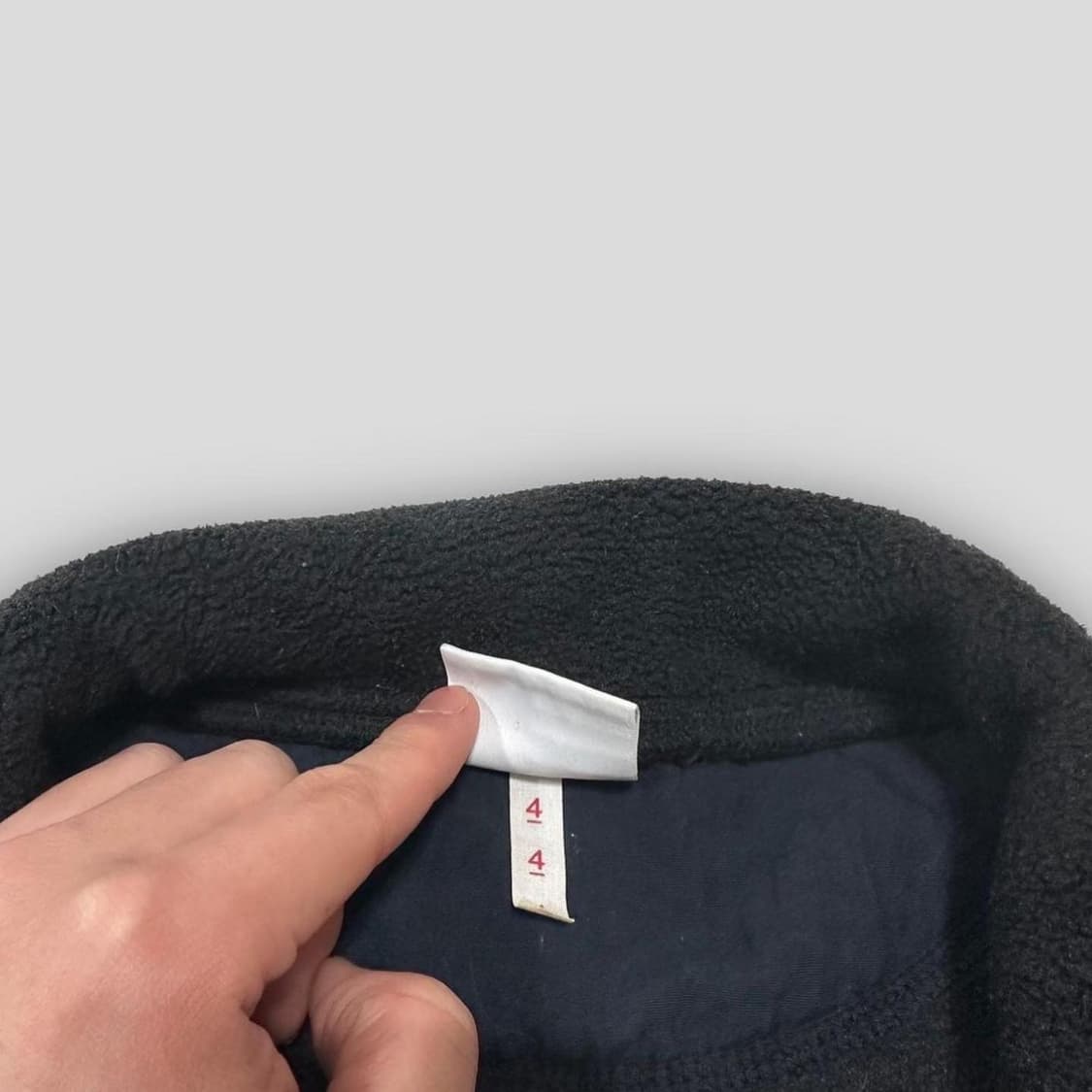 라코스테 블랙 폴라텍 플리스 후리스 자켓 상품이미지3