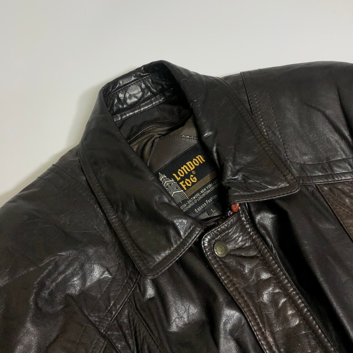 런던포그 소가죽 자켓 L 상품이미지3