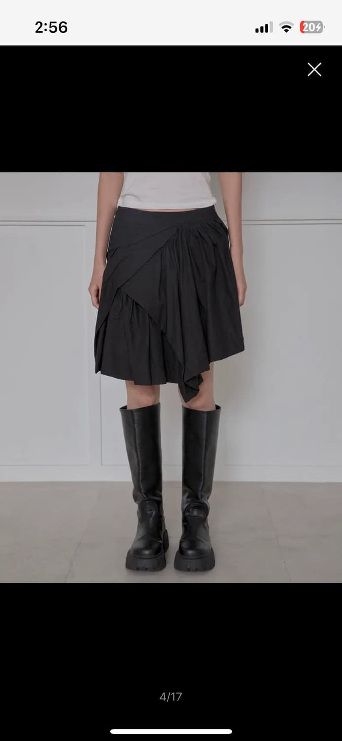 플레어업 스커트 draped layered skirt 상품이미지4