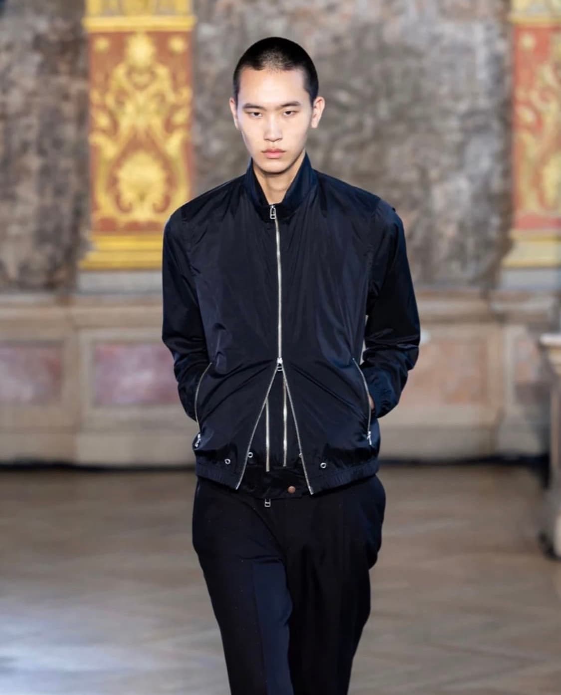 (1) Bed J W Ford 베드포드 레이어드 봄버 자켓 상품이미지2