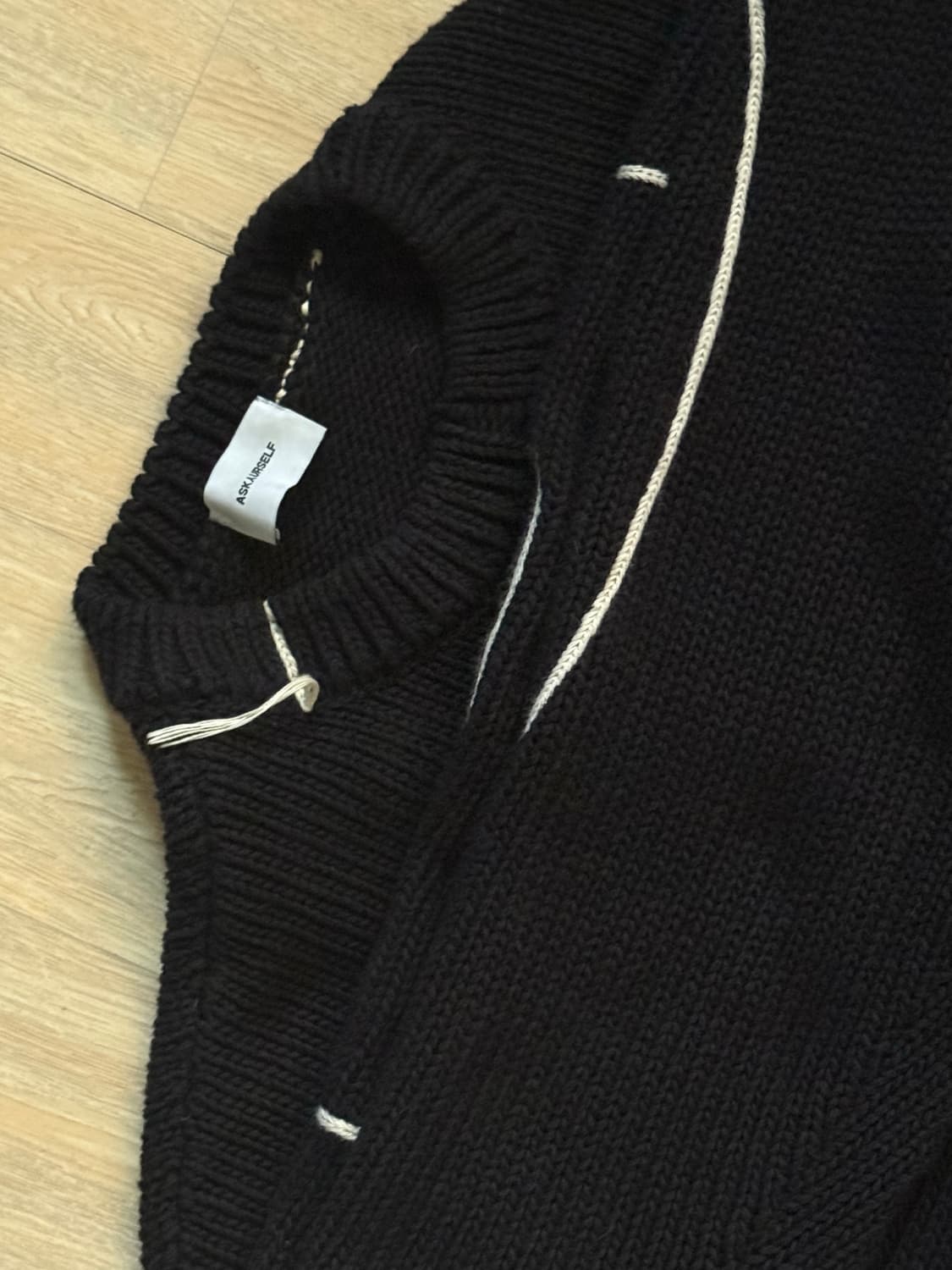 ASKYURSELF 에스크유어셀프 니트 XL 판매 상품이미지6