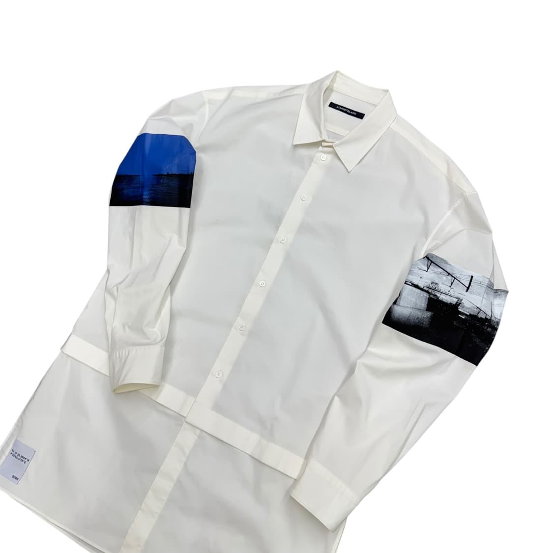 올모스트블랙 암프린트 셔츠 made in JAPAN (M)    상품이미지2
