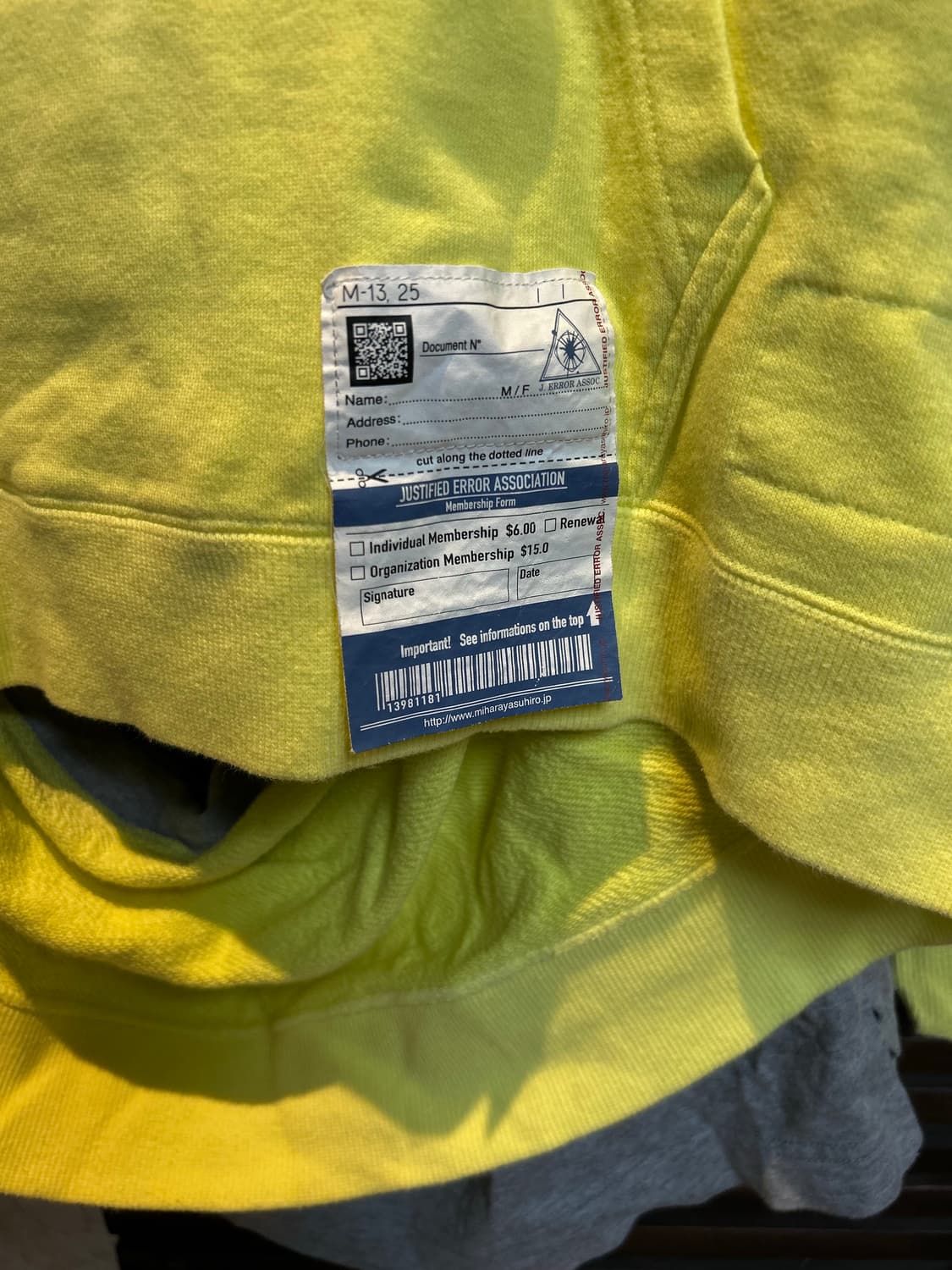 mihara yasuhiro 미야라 야스히로 후드 상품이미지3