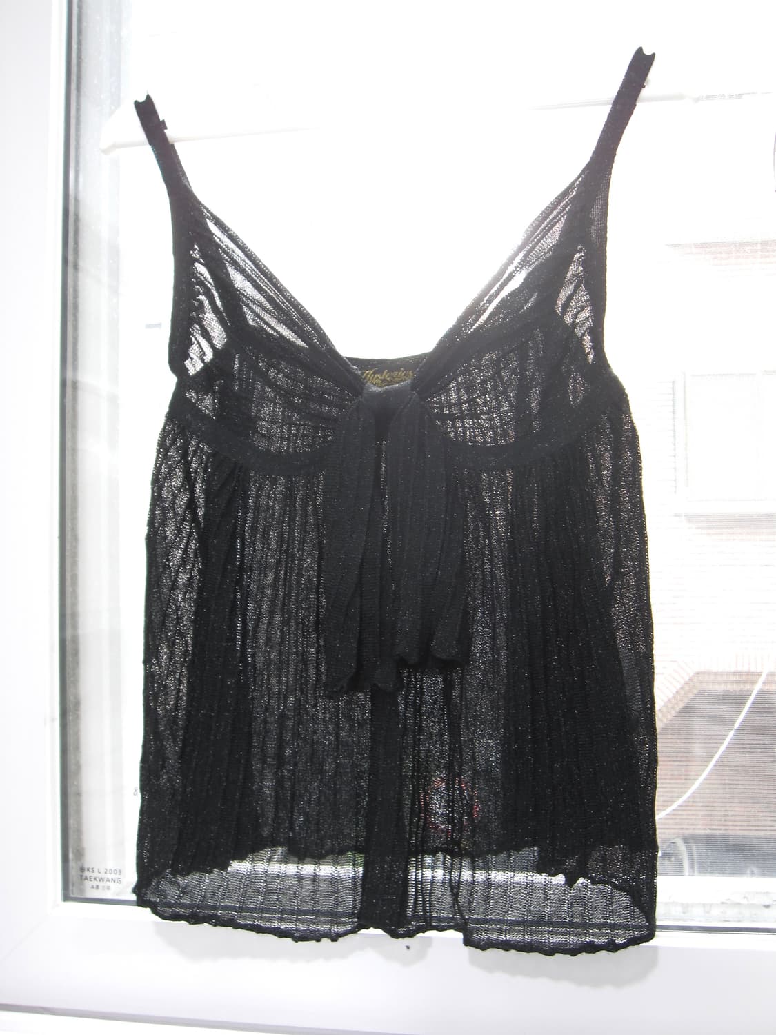 hysteric glamour black gliter sleeveless 상품이미지1