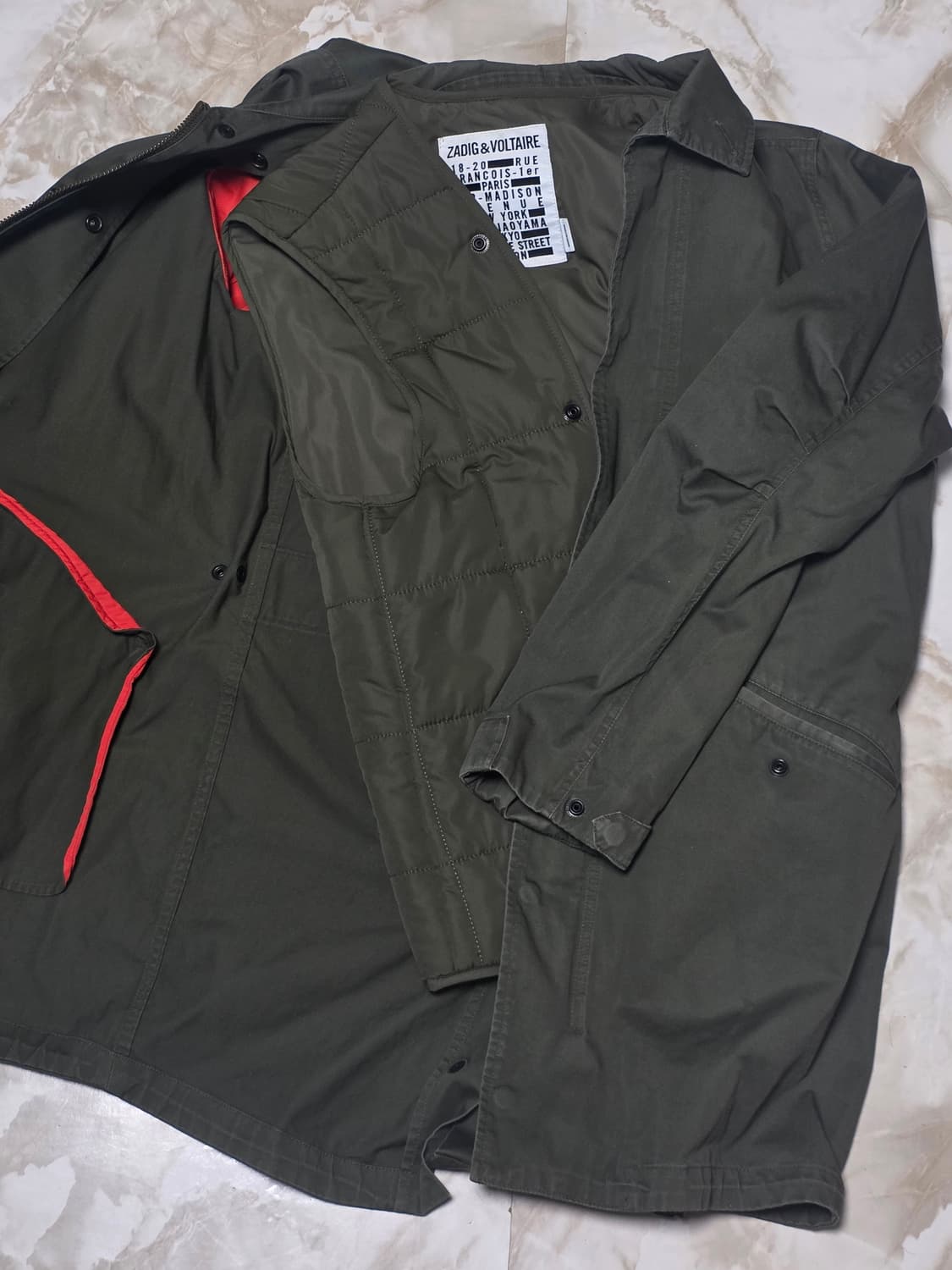 자딕앤볼테르 야상 코트 판매합니다 상품이미지2