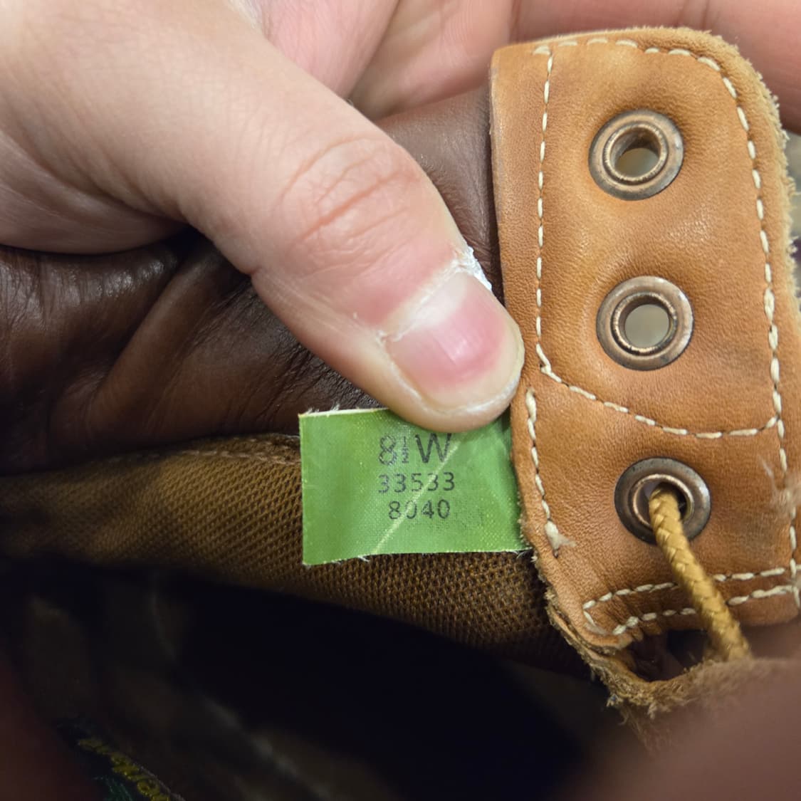 팀버랜드 6인치 브라운레더 us8.5 265-270 상품이미지7