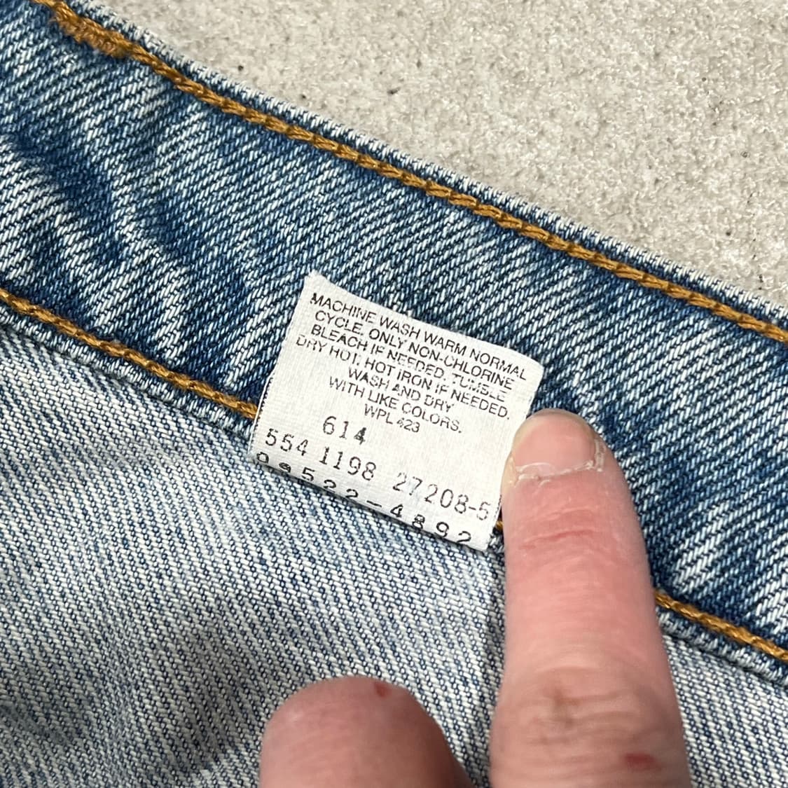 usa 리바이스 550 블랭크탭 데님팬츠 s10166 상품이미지7