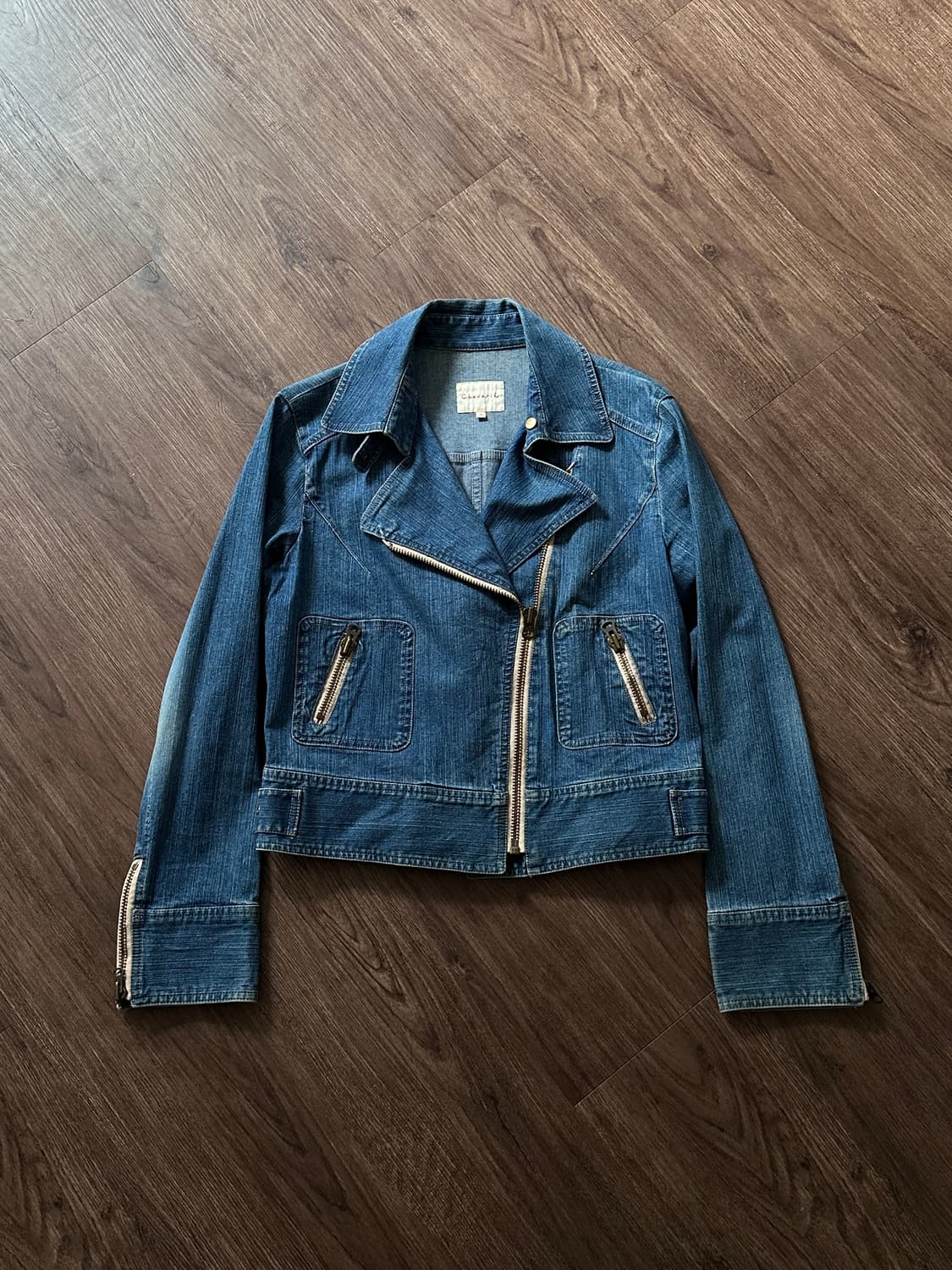 Chavarié 더블 디테일 데님 자켓 상품이미지7