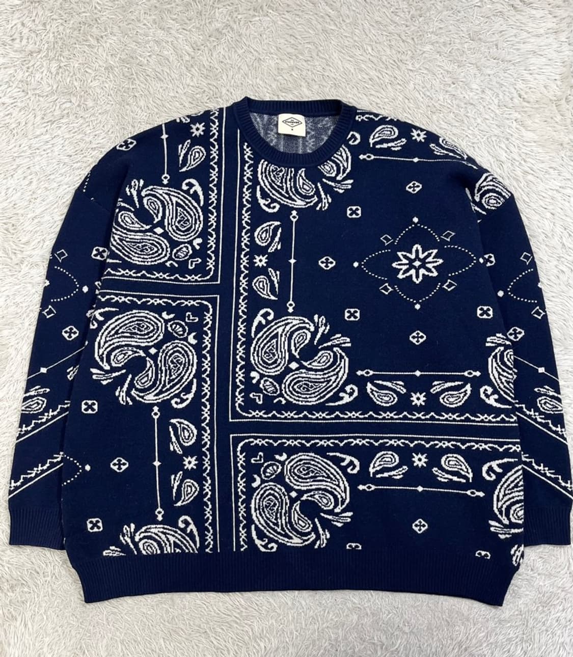 빈티지 페이즐리 패턴 니트/#2782 상품이미지1