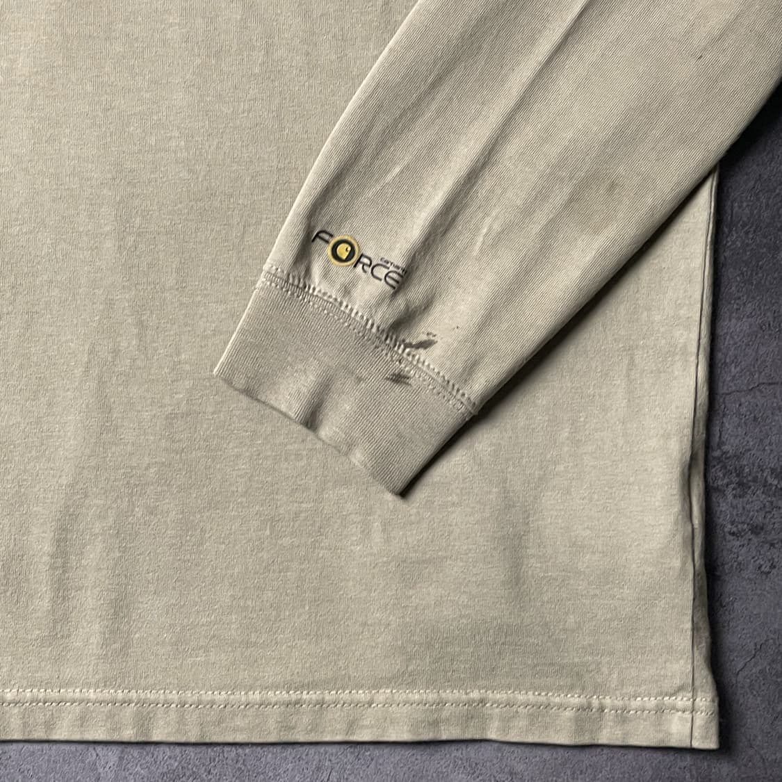 CARHARTT 칼하트 베이지 코튼 긴팔 티셔츠 A01022 상품이미지4