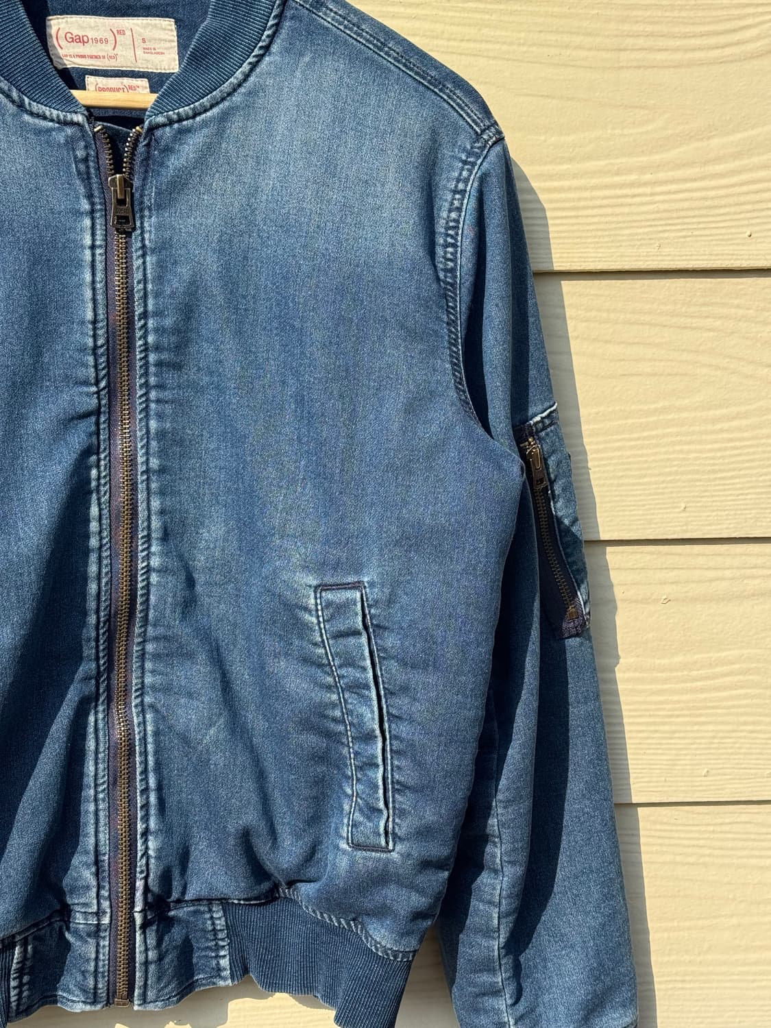 올드 갭 데님 봄버 자켓 상품이미지5