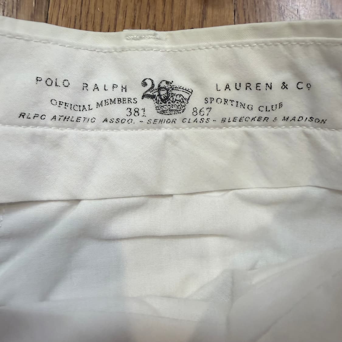 폴로 랄프로렌 화이트 치노 팬츠 상품이미지2