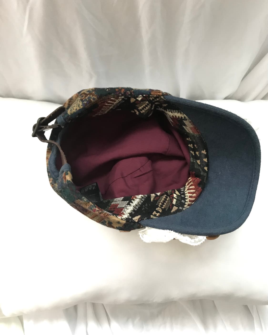 Custom🐾)Kitsch panda xX patchwork cap 상품이미지5