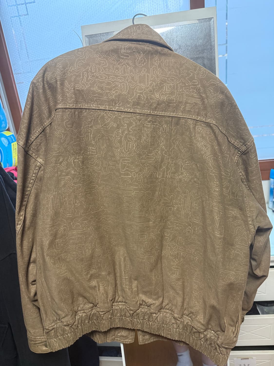 [L] 카브엠트 노이즈 버튼 자켓 브라운 상품이미지2