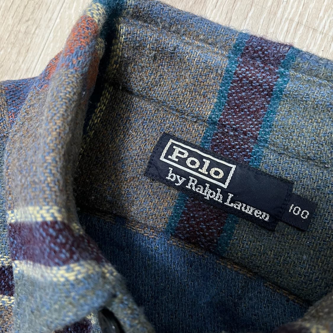 폴로 랄프로렌 헤비 울 네이티브 패턴 포켓 워크 셔츠 [멀티] L/100 상품이미지5