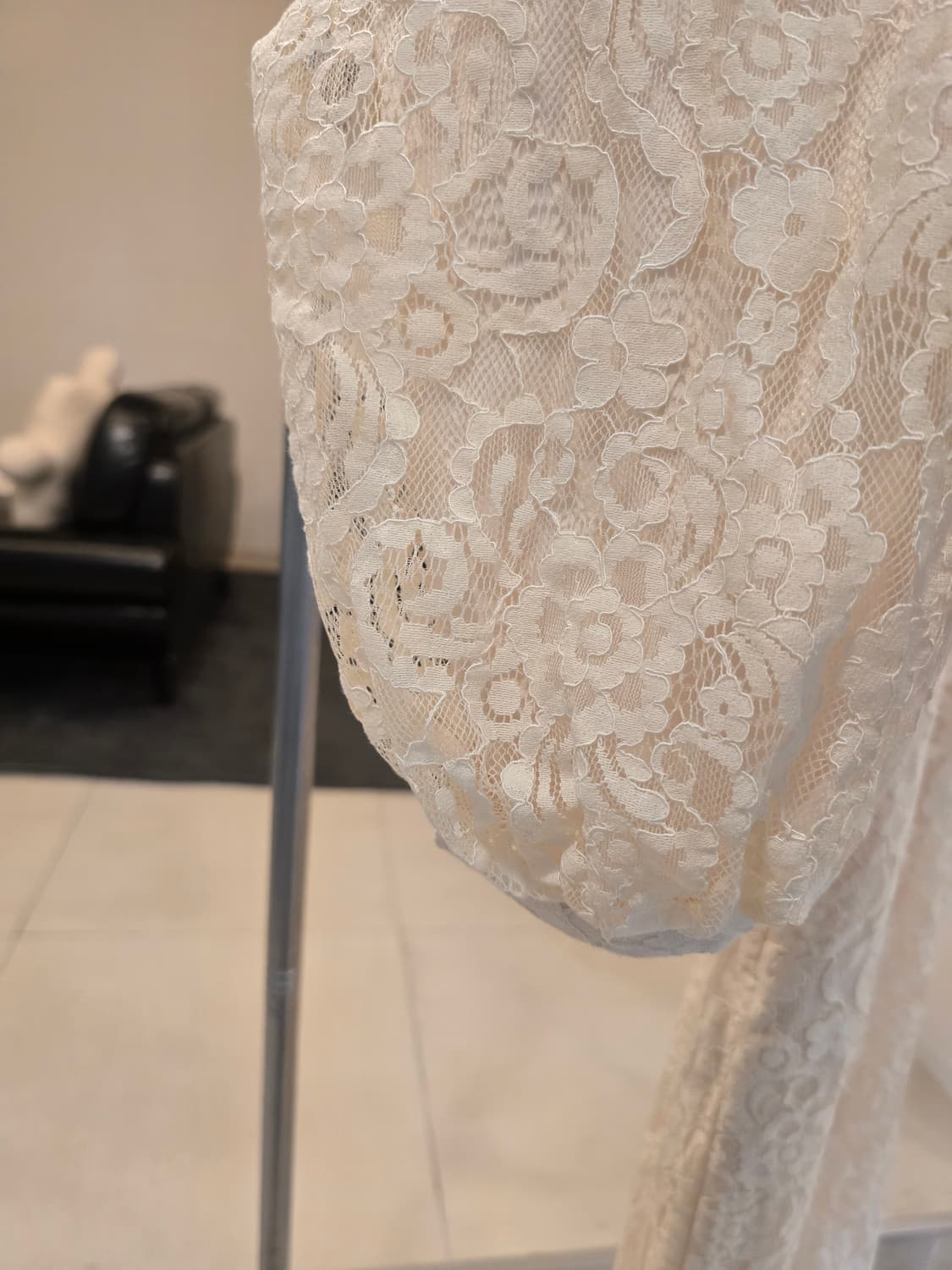 아이보리  레이스 롱 원피스 상품이미지4