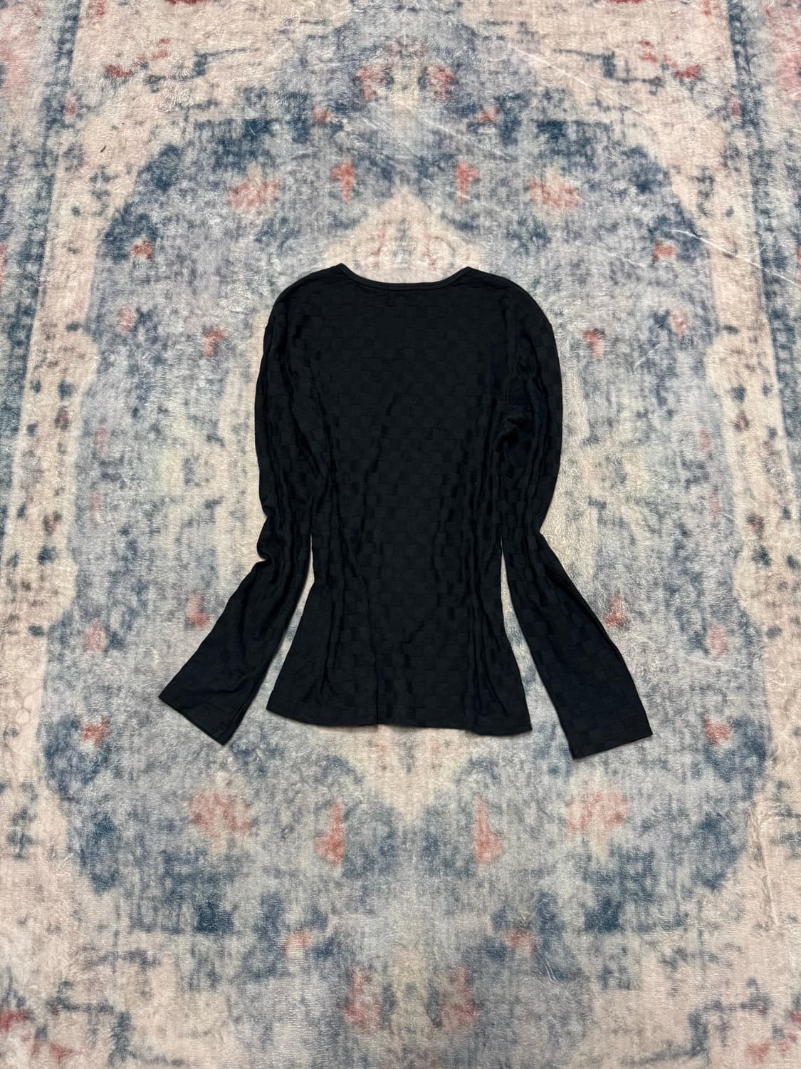 Nicole club checker board black cut sew 상품이미지7