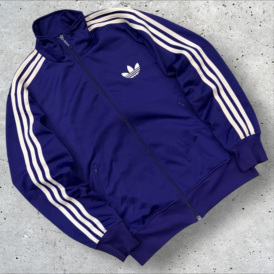[S] 11s 아디다스 파이어버드 삼선 트랙탑 져지 퍼플 D233 상품이미지1