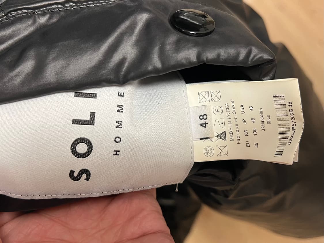 솔리드옴므 리버시블 패딩 상품이미지5