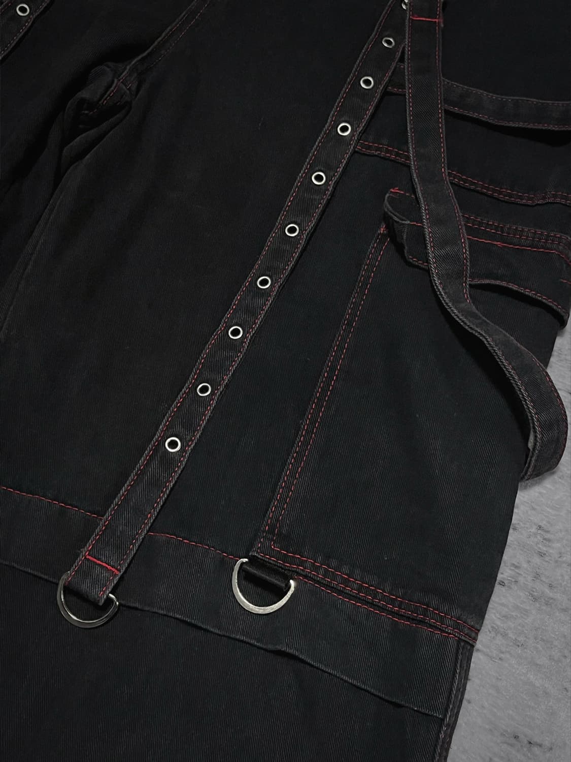 bondage punk wide pants  상품이미지3