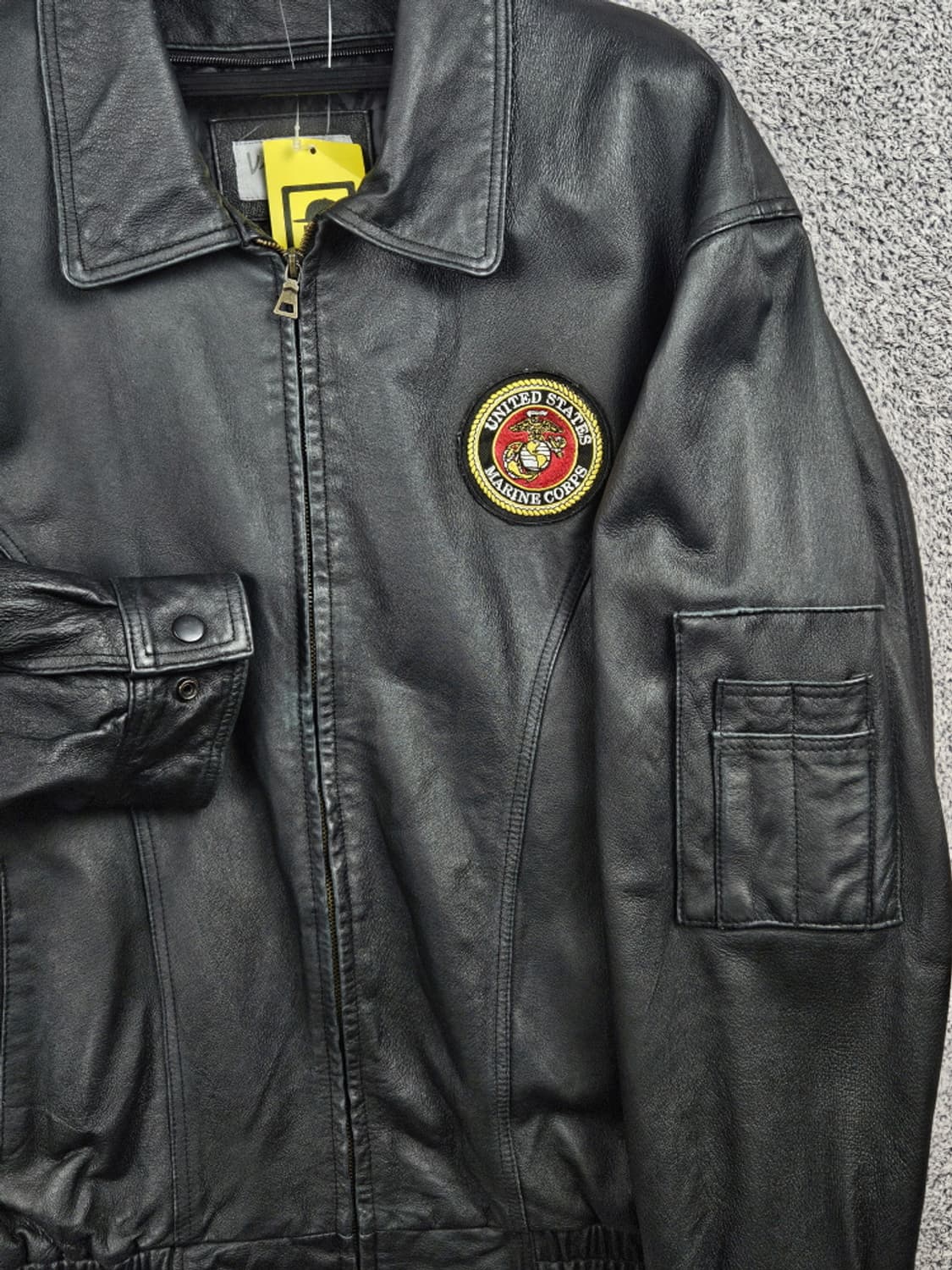 US MARINE 미 해병대 빈티지 레더 자켓 ( XL ) / 10186 상품이미지4