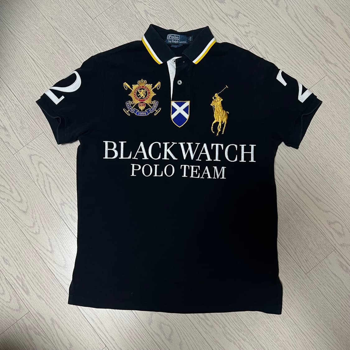 (S) 폴로 블랙와치 카라 치프키프 상품이미지1