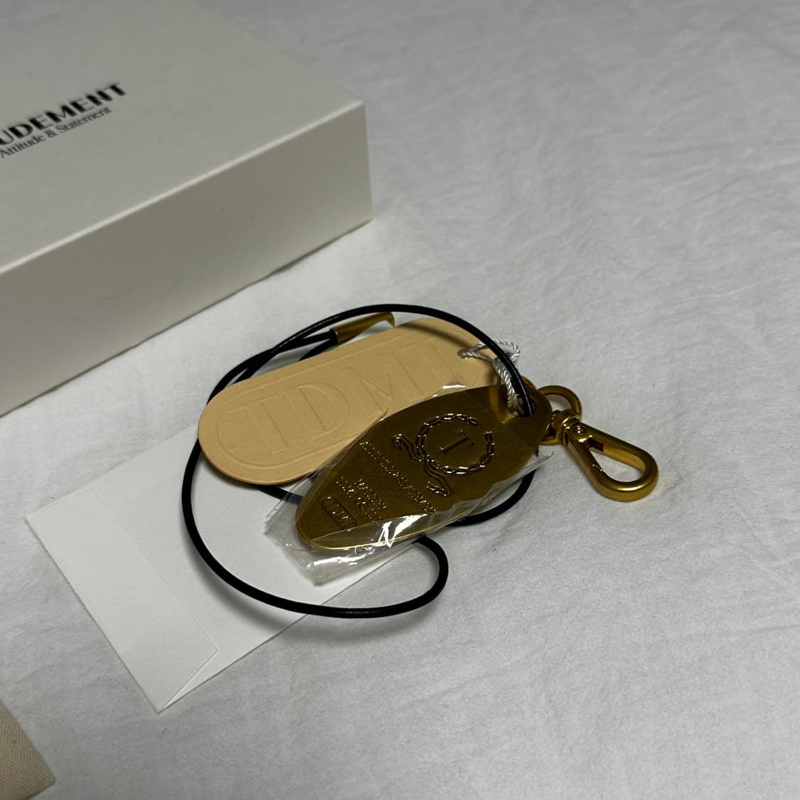 튜드먼트 메탈 키 참 골드 상품이미지9