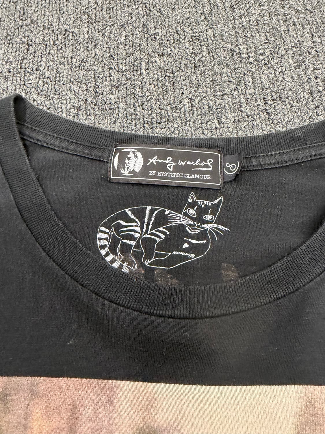 S) 히스테릭 글래머 빈티지 앤디워홀 이디 세이지록 포토 프린팅 롱슬리브 상품이미지3