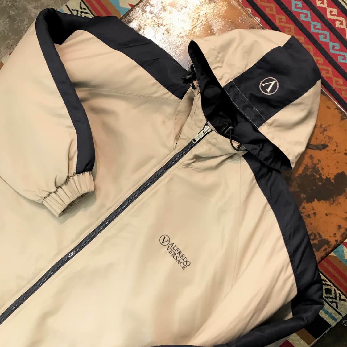 알프레도 베르사체 베이지 후디 점퍼 남성 110 사이즈  상품이미지2