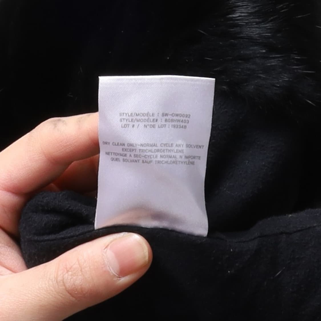 헬무트랭 Helmut Lang Rabbit Fur Leather Coat 상품이미지9