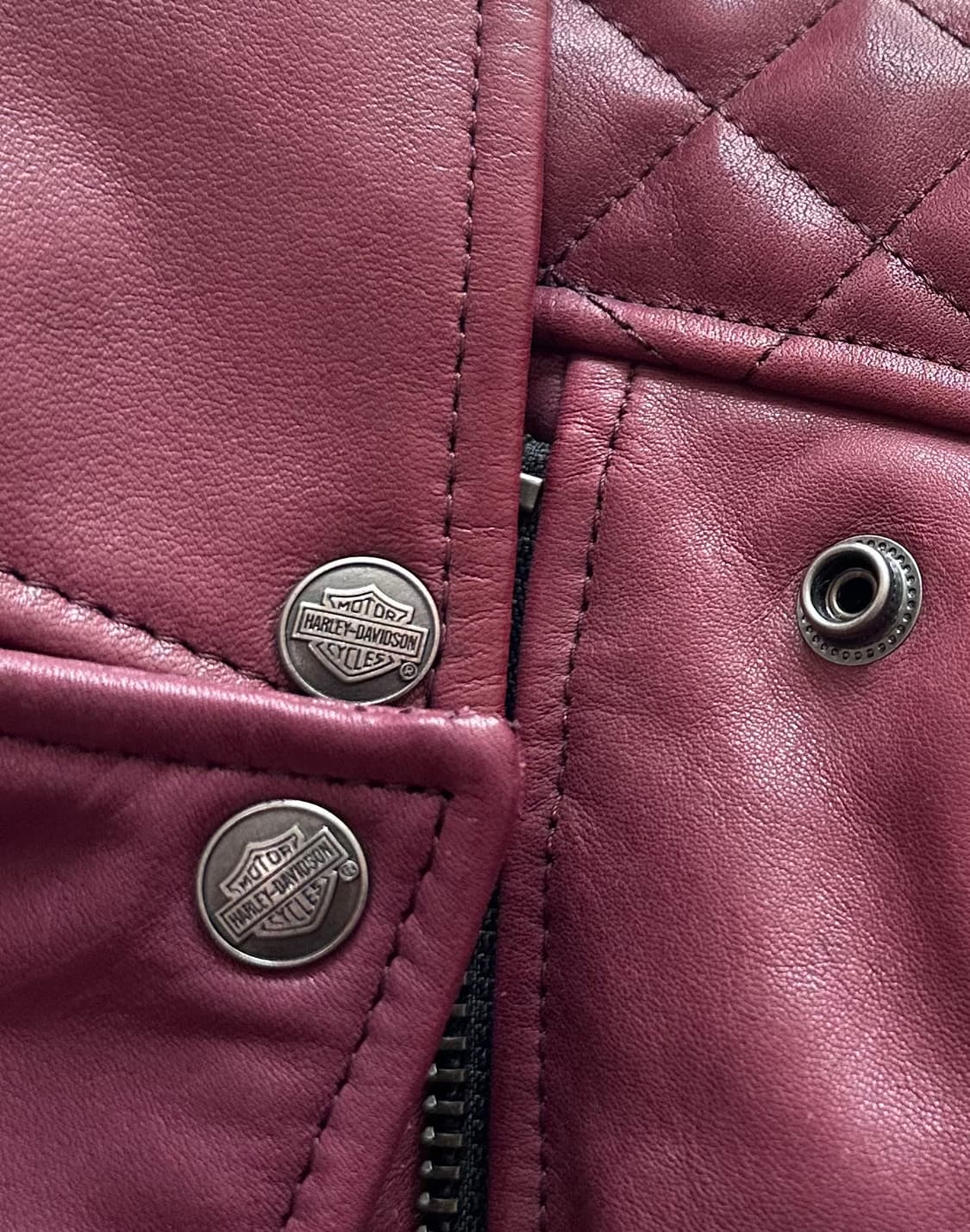 할리데이비슨 가죽 라이더 자켓 상품이미지4