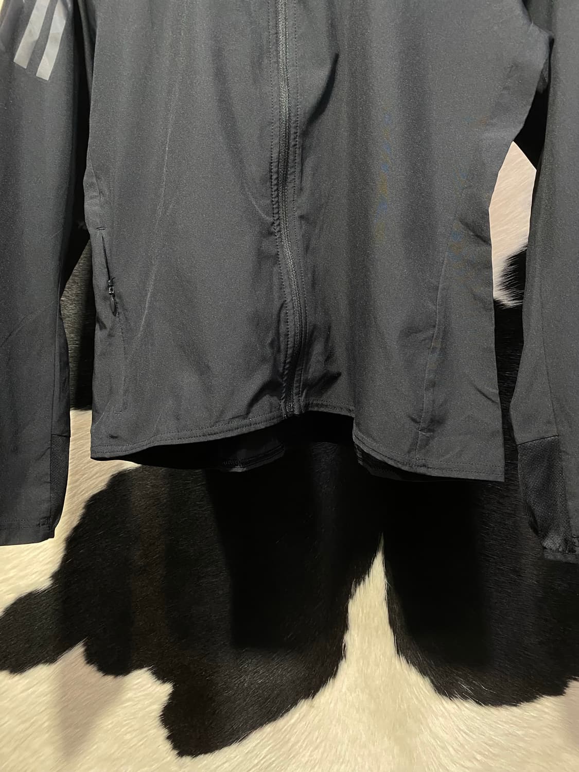 Adidas 사이드 로고 슬림핏 런닝 바람막이 상품이미지5