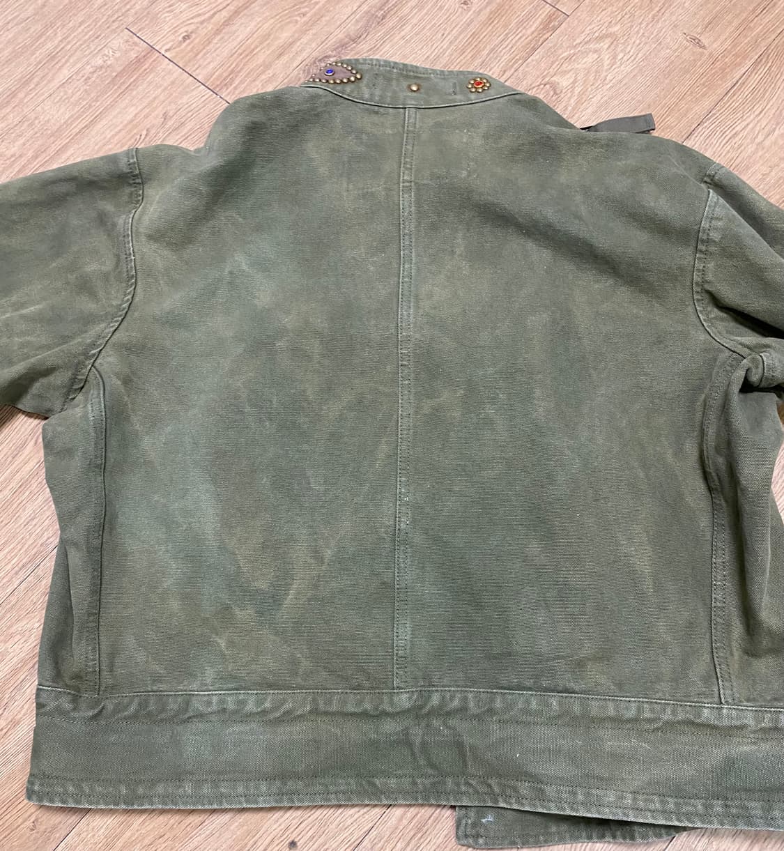 워시드 잼스톤 스웨덴 모터사이클 자켓 상품이미지10