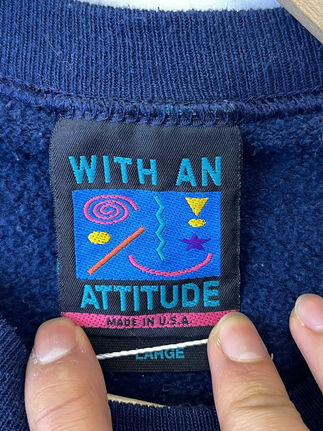 위드 언 애티튜드 90s 조지타운 호야스 스웻셔츠 상품이미지5