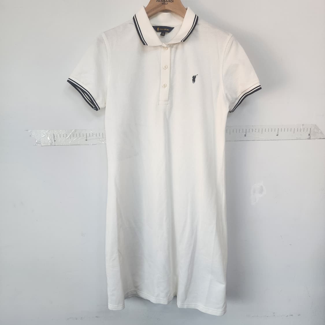 폴로 스포츠 흰색 카라 원피스 상품이미지1