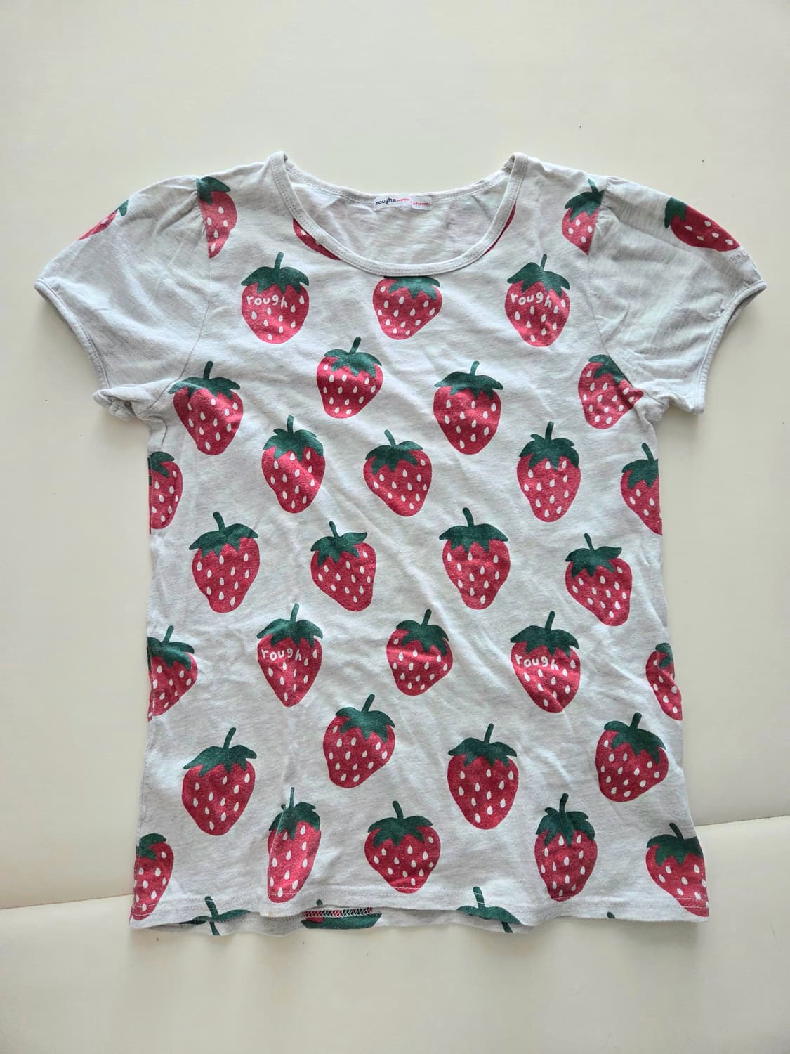 Rough 딸기 반팔 티셔츠 상품이미지1