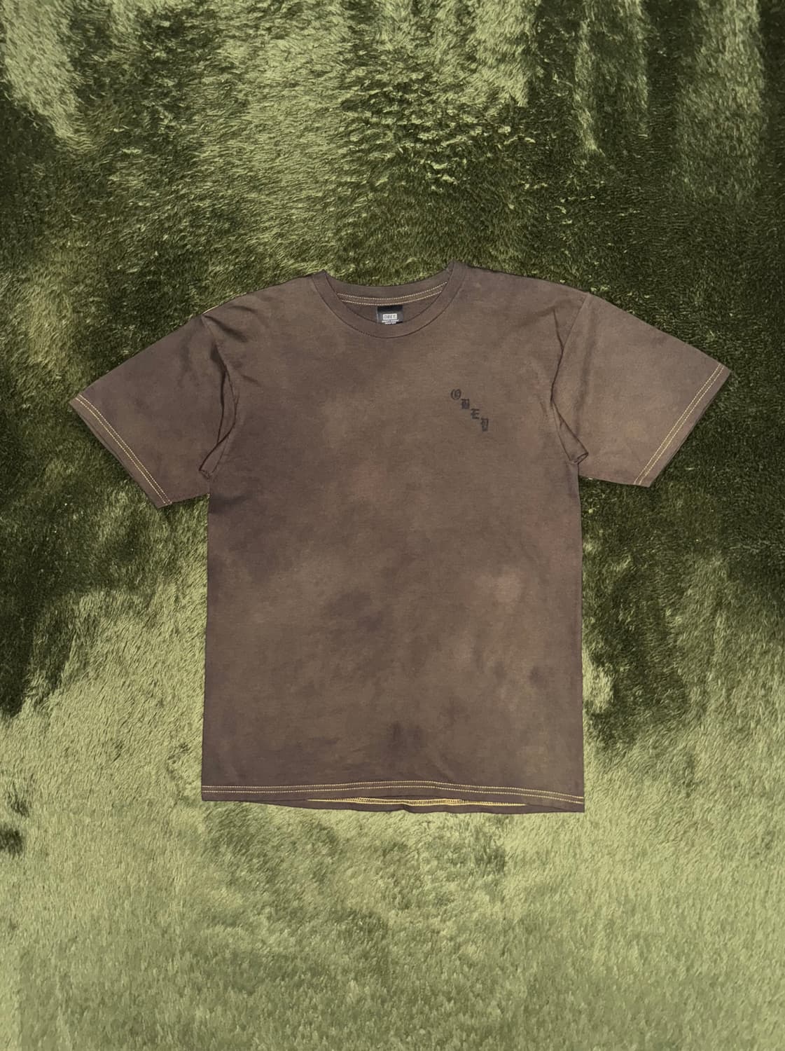 [M] Obey 오베이 핸드다잉 에어브러쉬 로즈 튜블러 티셔츠 상품이미지5