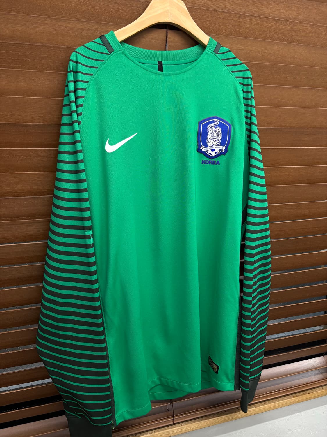 XXL 나이키 16 18 국대KOREA 골기퍼 지급 유니폼 져지 상품이미지3