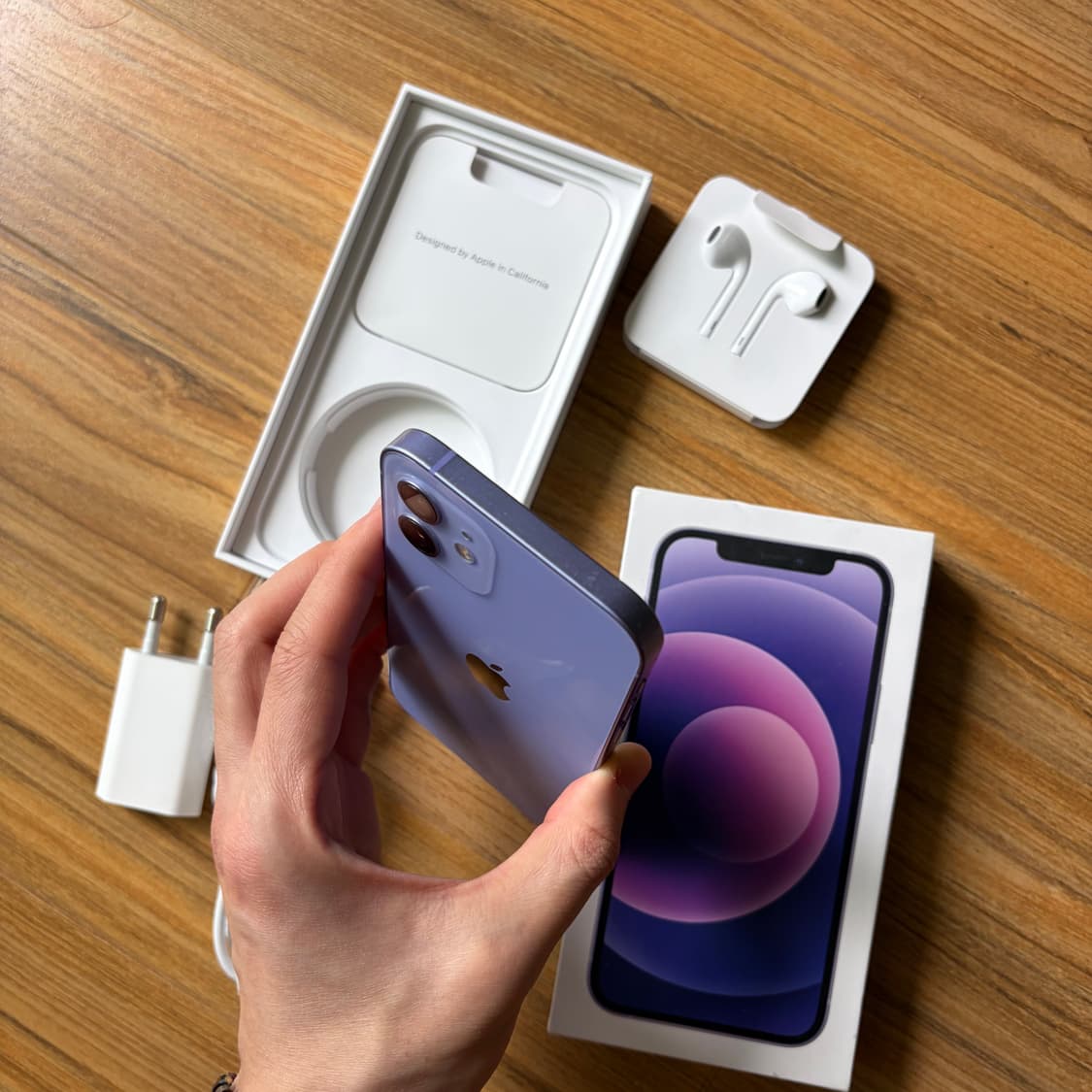아이폰12 퍼플 공기계 상품이미지6