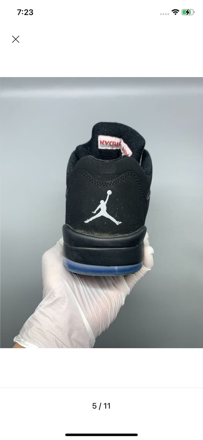 Jordan 5 Low Golf Black Metallic Silver  상품이미지5