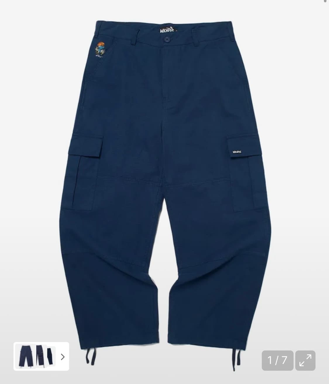 위캔더스 립스탑 카고팬츠 네이비 XL 상품이미지2