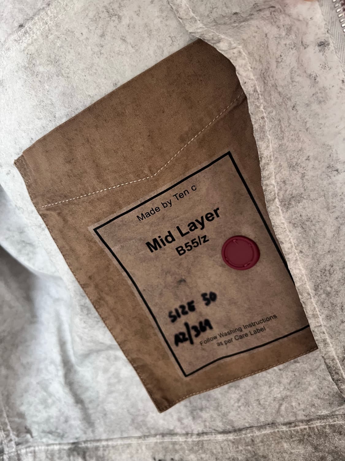 텐씨 미드레이어 바람막이 블루종 상품이미지8