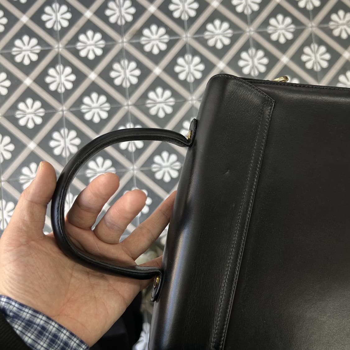 16557 - 페레가모 간치니 켈리 탑 핸들백 상품이미지6