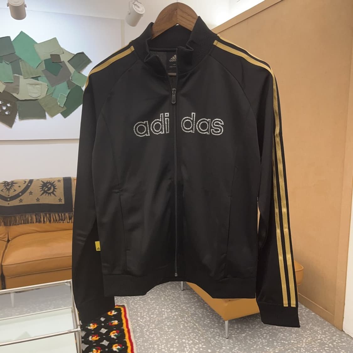 아디다스 Y2K 레트로 큐빅로고 져지 집업 100 C07003 상품이미지3