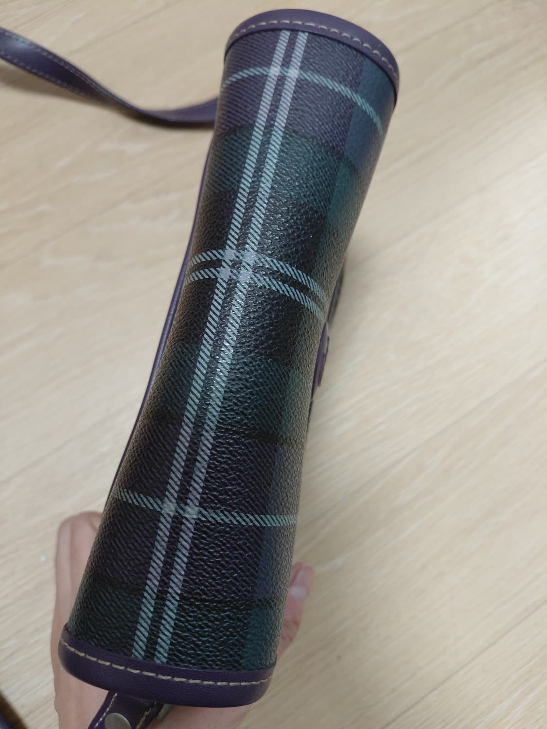 티니위니 퍼플 체크 마녀 갸루 크로스백 상품이미지2