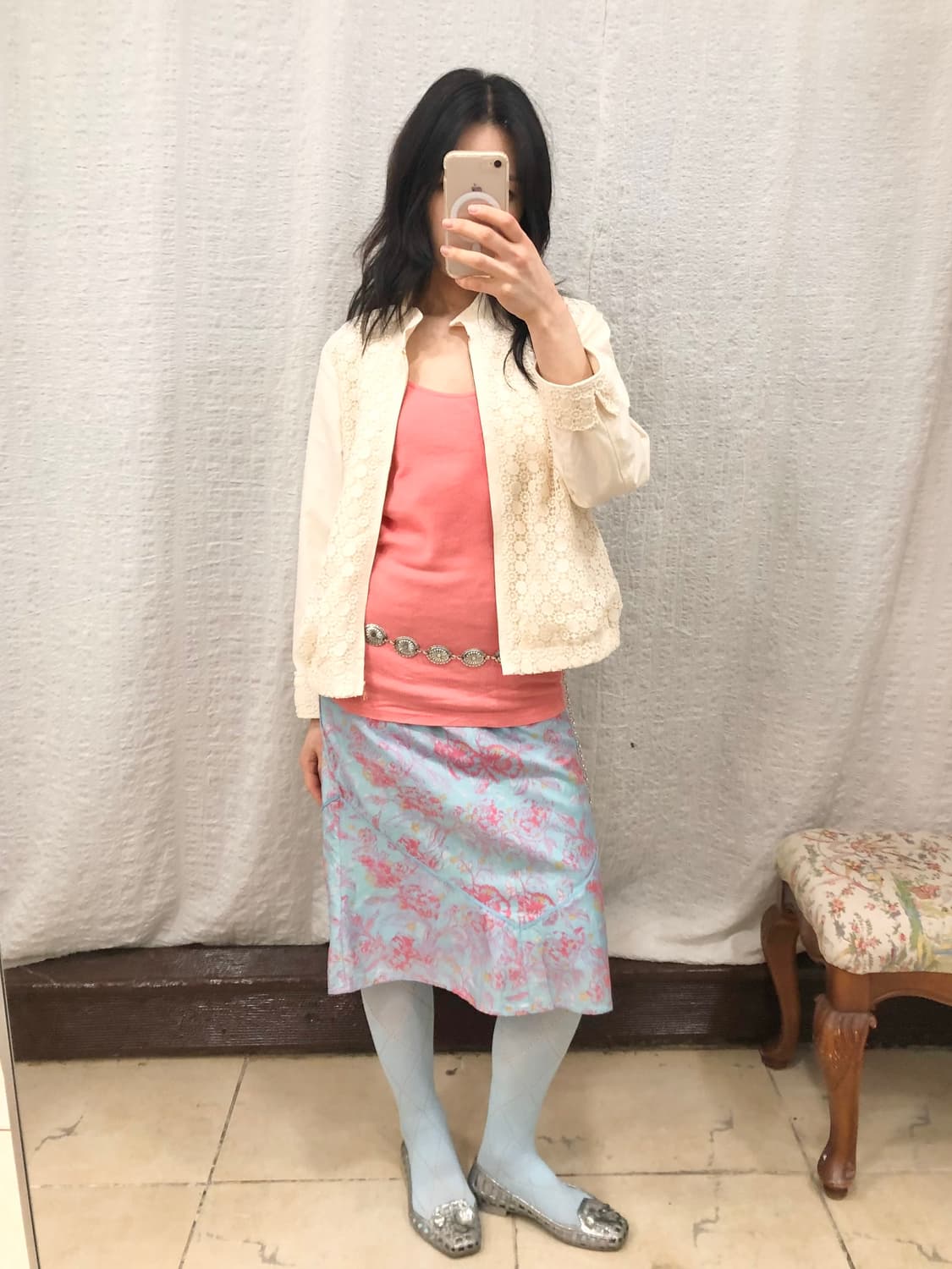 Crochet point jacket 상품이미지2