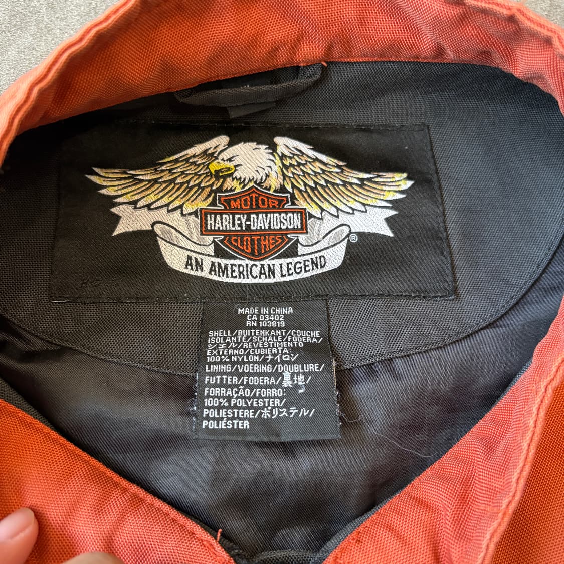 할리데이비슨 코튼 스펠아웃 자켓 상품이미지6