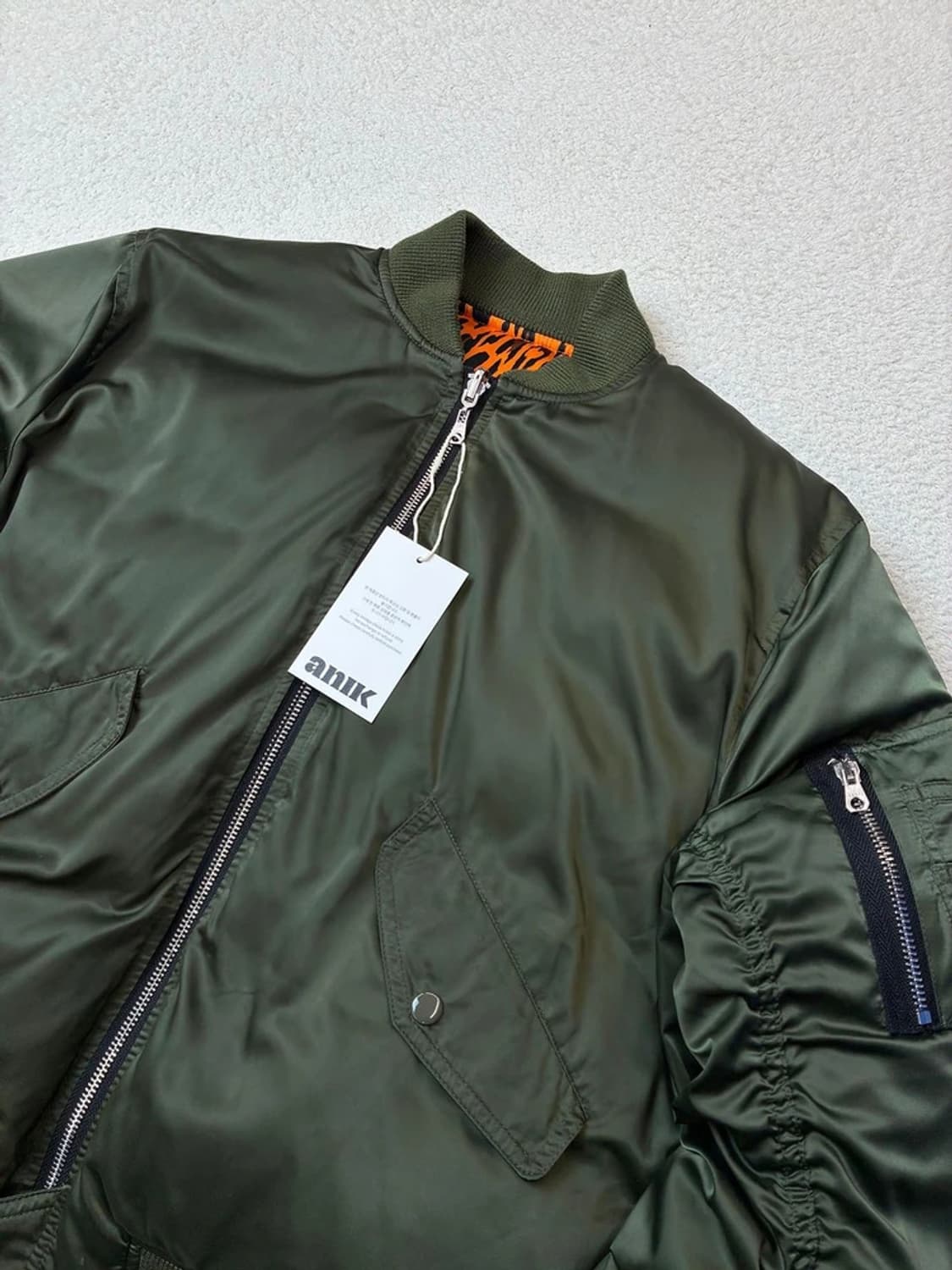 산드로 레오파드 리버시블 블루종 크롭 자켓 PN6046 상품이미지6