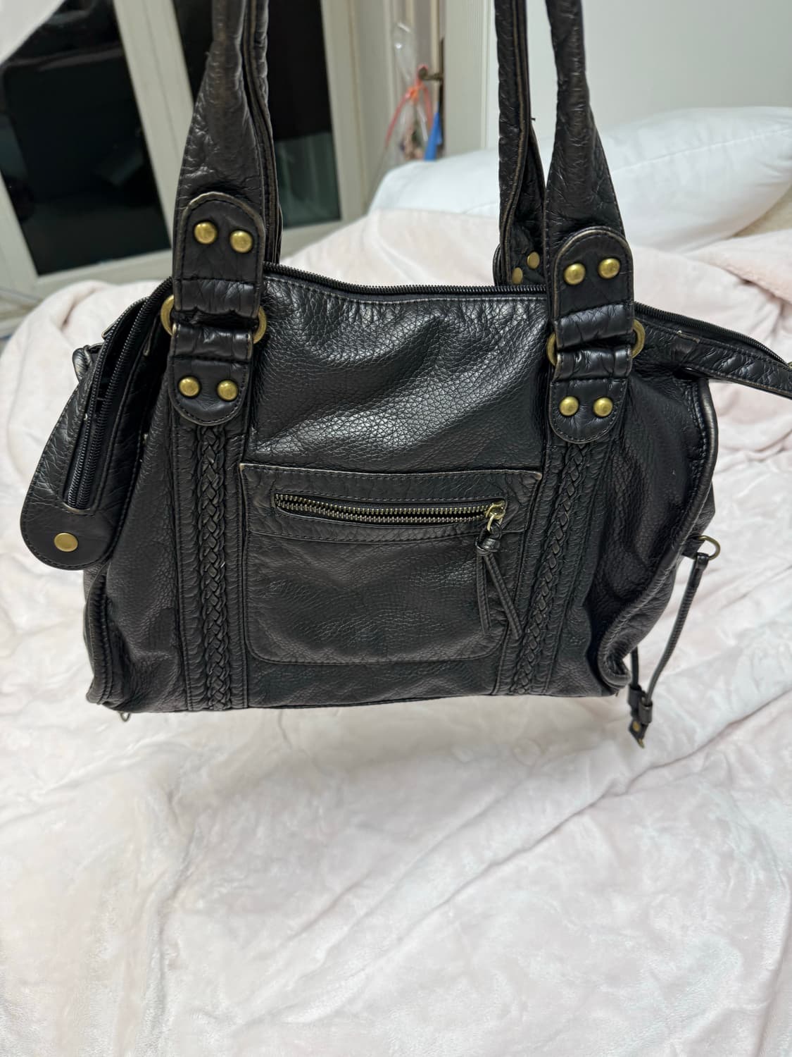 빈티지 블랙 숄더백 상품이미지3