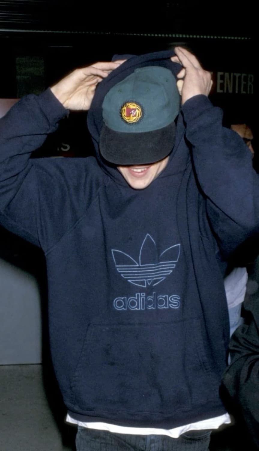 1990s Adidas Big Trefoil Green Hoodie 상품이미지1